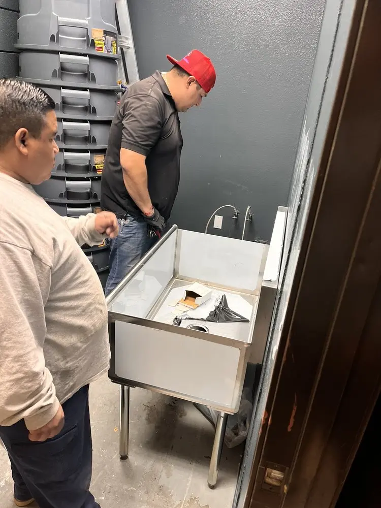 Commercial plumbing and sink installation in Pierce Heights