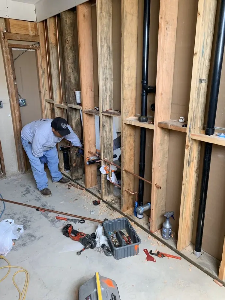 Commercial rough-in plumbing for Gas Line Repair in Pierce Heights